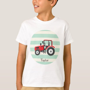 Red Boerderij Tractor T-shirt