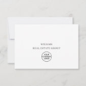  Red Boerderij Truck Holiday Corporate Kerstmis Bedankkaart (Achterkant)