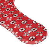 Red Boho Bandana Print Snijplank (Hoek)