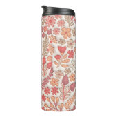 Red Boho Floral Mama Thermosbeker (Geroteerd rechts)