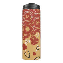 Red Boho Geometric Abstract 2