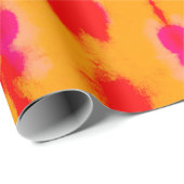 Red Boho mode. Perzisch tapijt. Waterverf Layer Cadeaupapier (Rol Hoek)