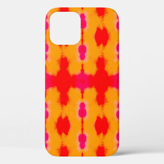 Red Boho mode. Perzisch tapijt. Waterverf Layer Case-Mate iPhone Case (Achterkant)