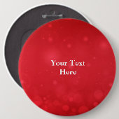 Red Bokeh Design Sjabloon Ronde Button 6,0 Cm (Voorkant /achterkant)
