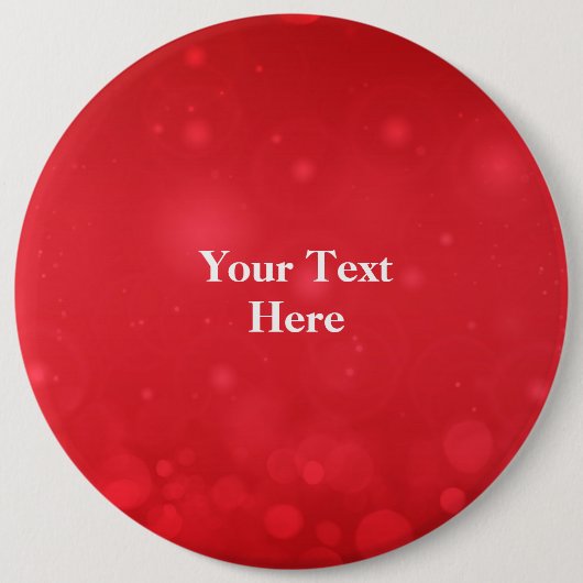 Red Bokeh Design Sjabloon Ronde Button 6,0 Cm (Voorkant)