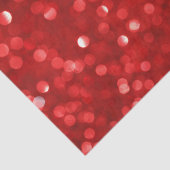Red Bokeh Glitter Pattern Tissuepapier (Detail)