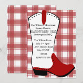 Red Boot Kaart (Voorkant / Achterkant)