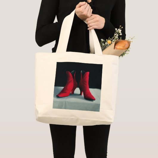 Red Boots 1995 Grote Tote Bag (Voorkant (product))