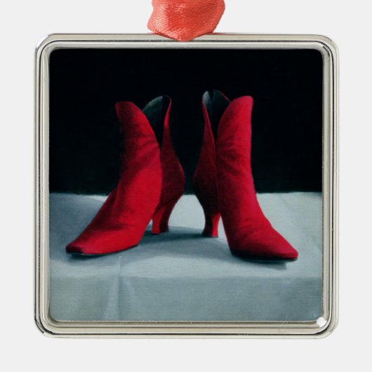 Red Boots 1995 Metalen Ornament (Voorkant)