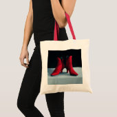 Red Boots 1995 Tote Bag (Voorkant (product))