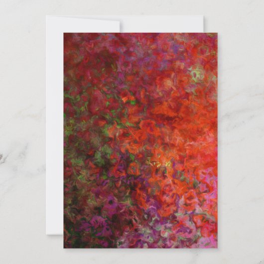 Red Border Black 30e verjaardagsfeestje Kaart (Achterkant)