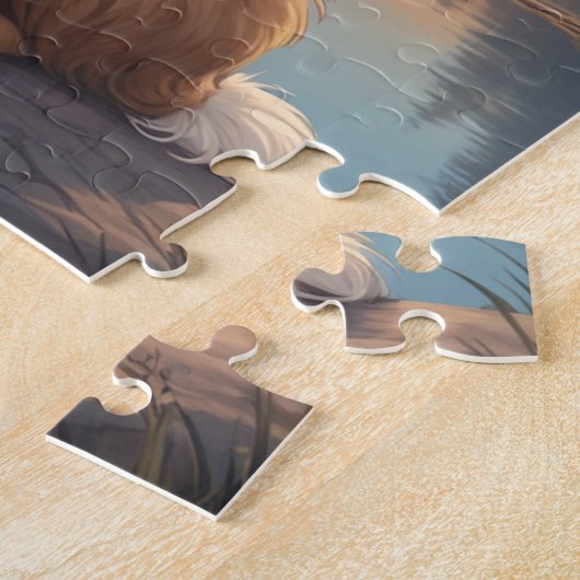 Red Border Collie Legpuzzel (Zijkant)