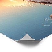 Red Border Collie Poster (Hoek)