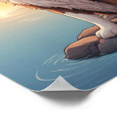 Red Border Collie Poster (Hoek)