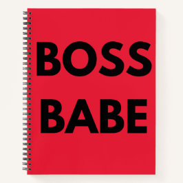 Red Boss Babe Notitieboek
