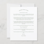 Red Botanical Initials Elegant Wreath Wedding Pic (Achterkant)