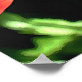 Red Bouganvilla Poster (Hoek)