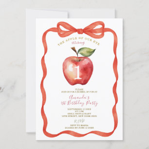 Red Bow Apple van ons eerste verjaardagsfeestje vo Kaart