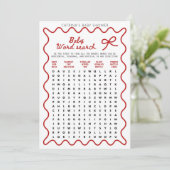 Red Bow Baby Shower - Editable Name, 5x7 Invitatio Kaart (Staand voorkant)