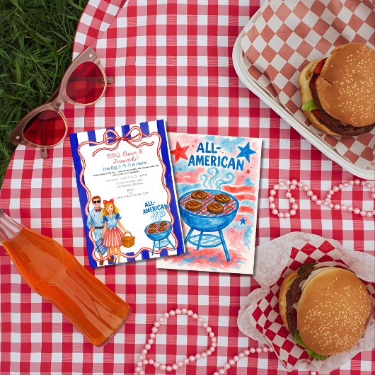 Red Bow BBQ, Brews, Fireworks 4th of July Kaart