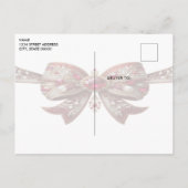 Red Bow-Briefkaart Briefkaart (Achterkant)