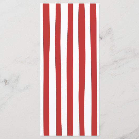 Red Bow Coquette Italian Bridal Shower Menu (Achterkant)