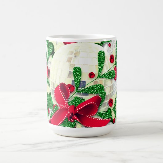 Red Bow en Holly Koffiemok (Center)