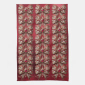 Red Bow Holiday Keuken Handdoek (Verticaal)