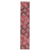 Red Bow Holiday Table Runner Medium Tafelloper (Voorkant)