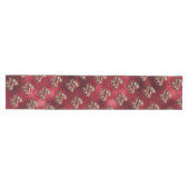 Red Bow Holiday Table Runner Medium Tafelloper (Horizontaal)