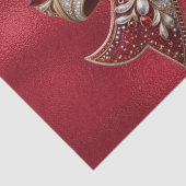 Red Bow Holiday Tissue Paper Tissuepapier (Detail)