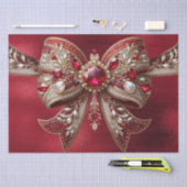 Red Bow Holiday Tissue Paper Tissuepapier (Craft)