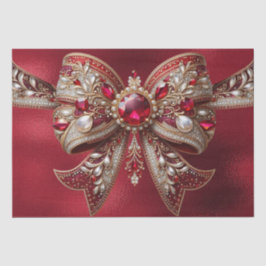 Red Bow Holiday Tissue Paper Tissuepapier