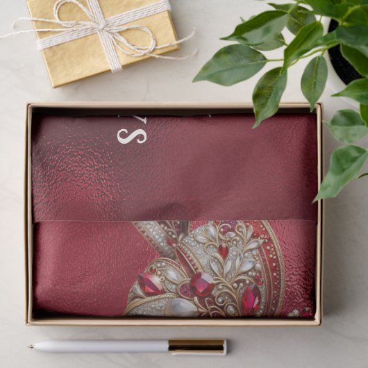 Red Bow Holiday Tissue Paper Tissuepapier (Geschenk)