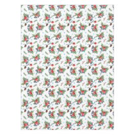 Red Bow Holly kerst Bells Pattern Tafelkleed