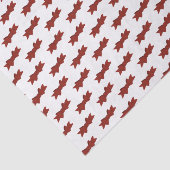 Red Bow Pattern Tissuepapier (Detail)