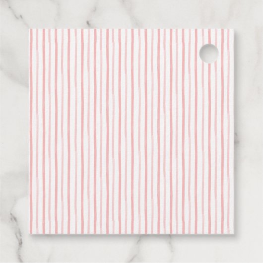 Red Bow | Personalized Valentine’s Day Treat Bedankjes Labels (Achterkant)