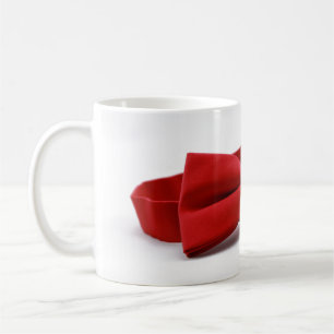 Red Bow Stropdas Huwelijk bruidegom bruidegom Koffiemok