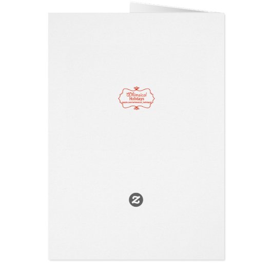 Red Bow Stropdas Snowman-kerstfeestkaart (Achterkant)