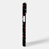 Red Bow Winter Pattern Case-Mate iPhone Case (Achterkant / Rechts)