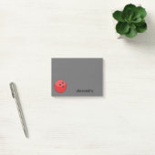 Red Bowling Ball personaliseren Post-it® Notes (Kantoor)