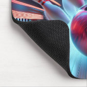 Red Bowling Ball Strike Muismat (Hoek)