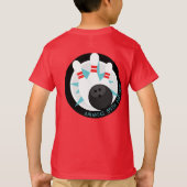 Red Bowling Event Shirt + Naam op voorvak (Achterkant)