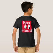 Red Box Head Character Comic Funny Cricket Diane T-shirt (Achterkant volledig)