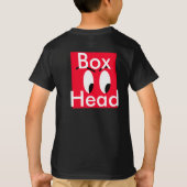 Red Box Head Character Comic Funny Cricket Diane T-shirt (Achterkant)