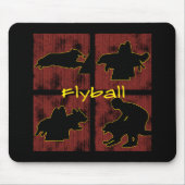 Red Boxes Flyball Muismat (Voorkant)