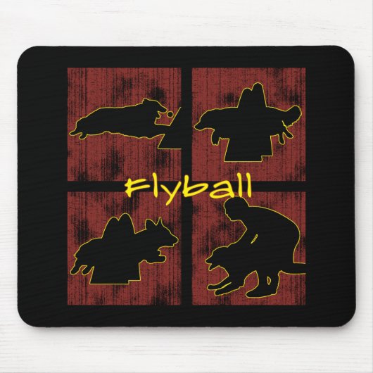 Red Boxes Flyball Muismat (Voorkant)