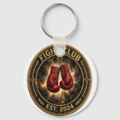Red Boxing Gloves Fight Keychain (Achterkant)