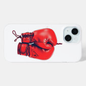 Red Boxing-handschoenen Case-Mate iPhone Case (Achterkant (horizontaal))