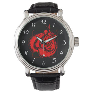 Red Boxing-handschoenen Horloge